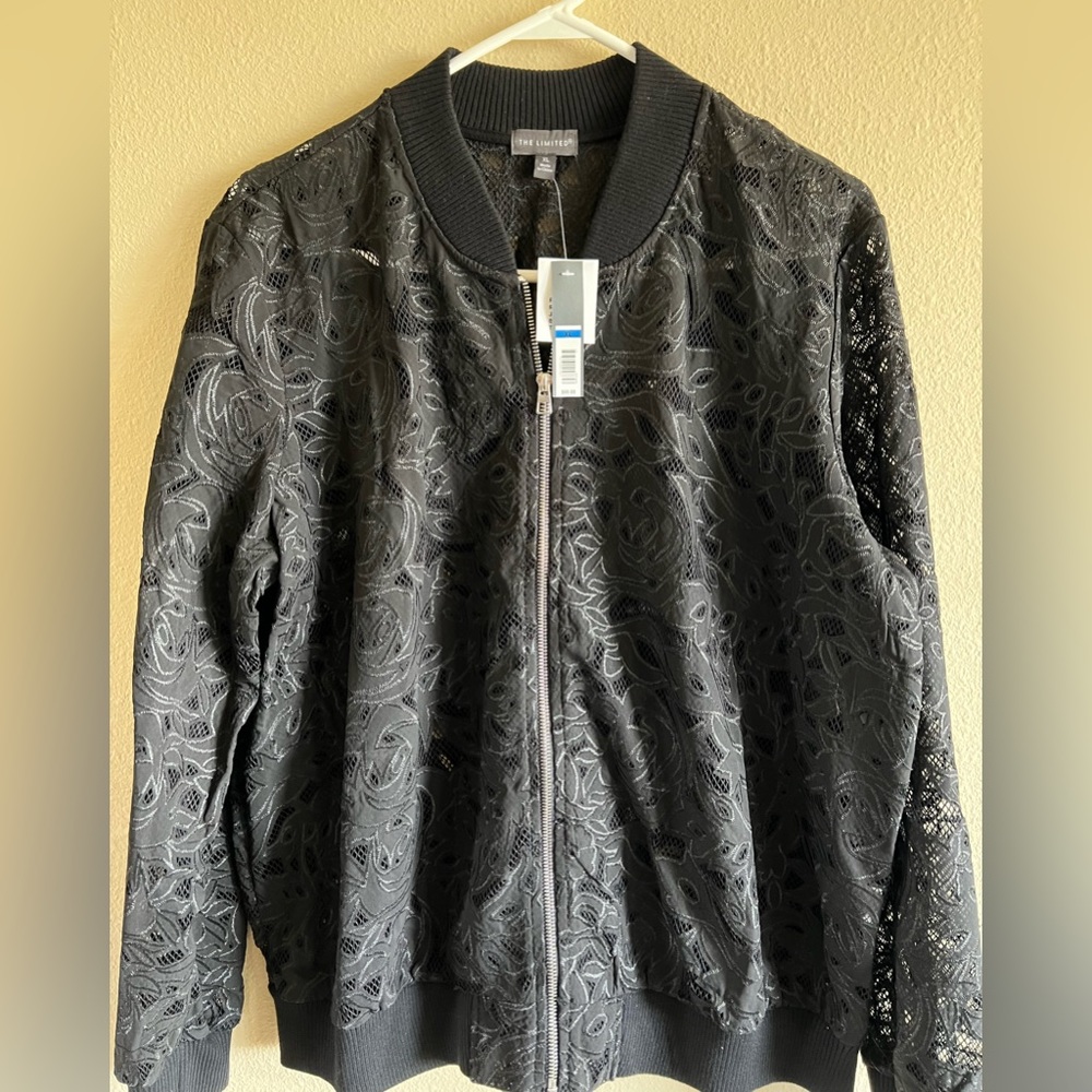 New! Limited lace bomber jacket
